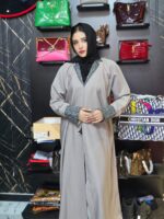 Abaya Grey Luxury - Image 2